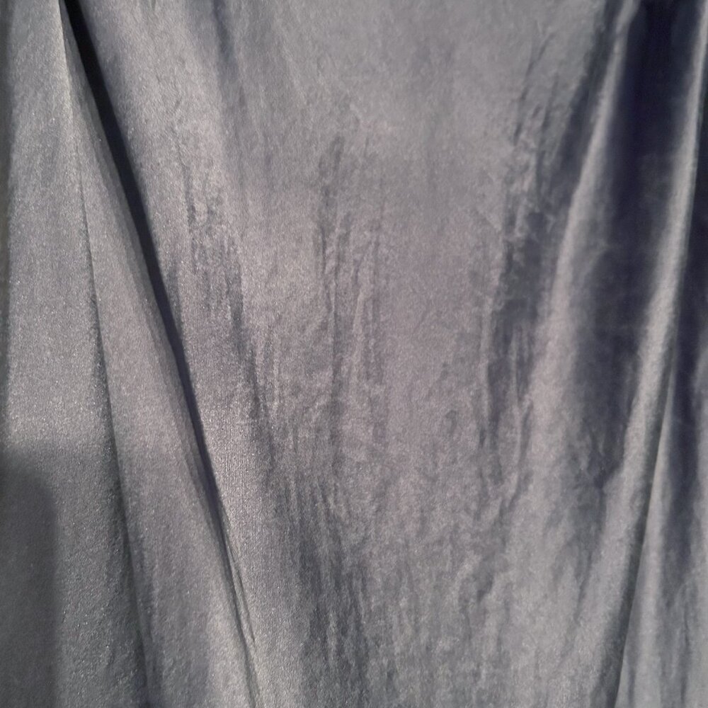 Vintage Victoria's Secret 100% Silk Open Back Gown Deep Blue Small Bridal - Picture 2 of 9